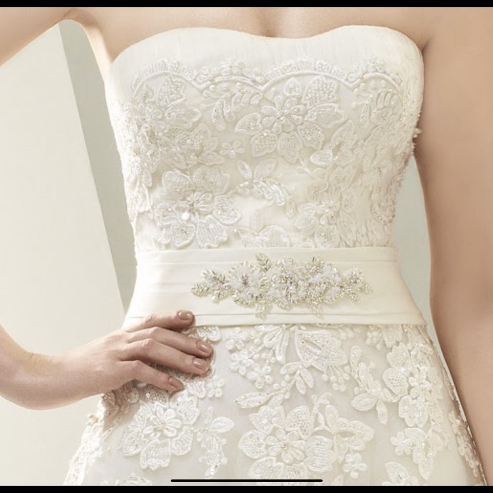 White Wedding Gown - Picture 3 of 10